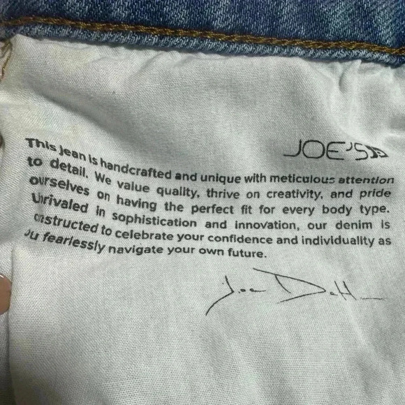 Joes Jeans Womens Hi Low Raw Hem Denim Mini Skirt Size 26 Collectors Edition - Picture 11 of 12